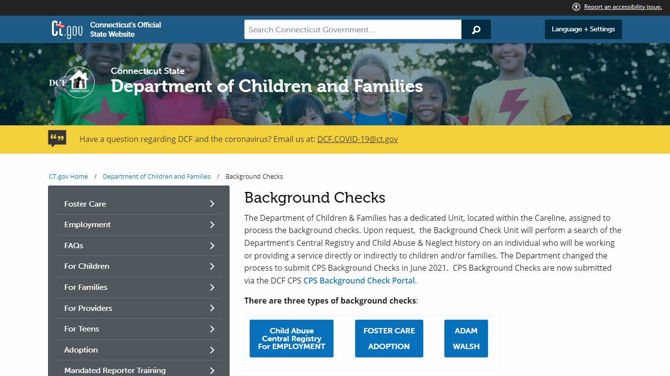 Background Checks - ct